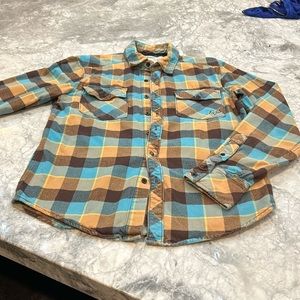 Fox fleece button up.
